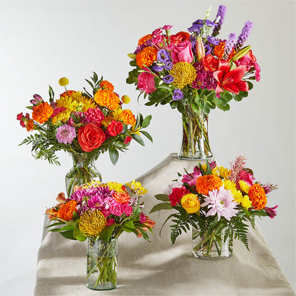 Feast of Color – A Florist Original –  Petal Pockets, Fontana CA