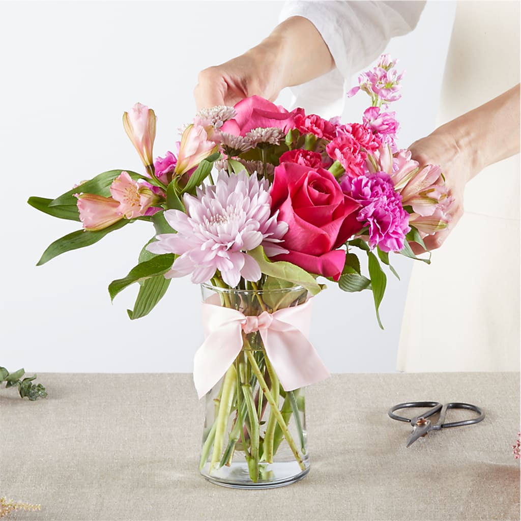 Pink Ribbon - A Florist Original –  Petal Pockets, Fontana CA