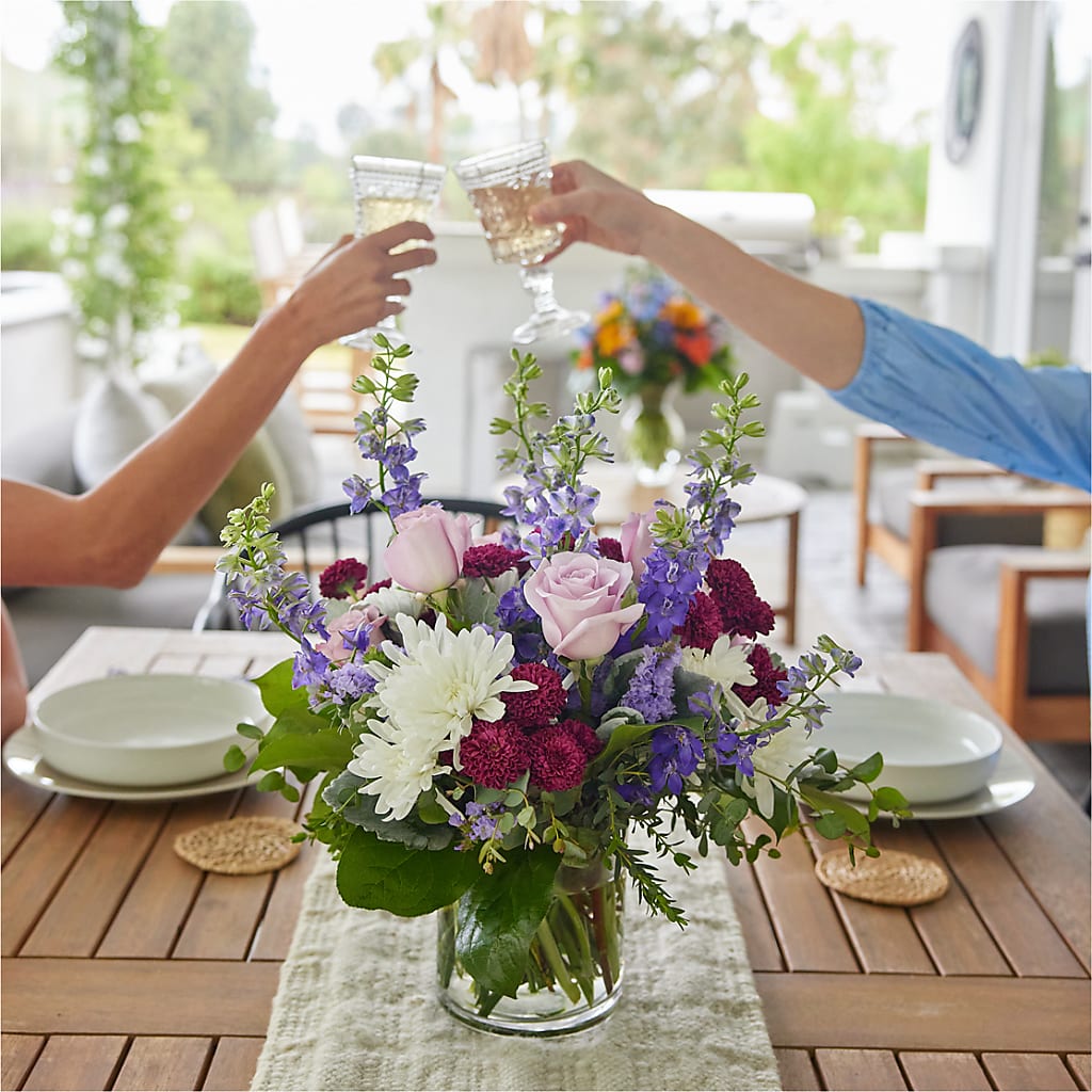 Violet Frost Bouquet –  Petal Pockets, Fontana CA