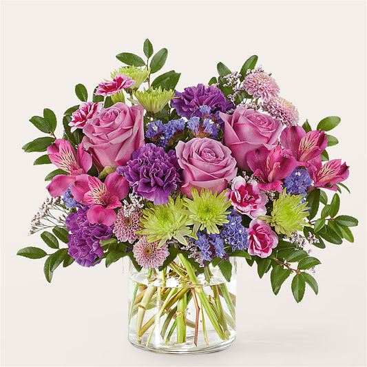 Glass Half Full Bouquet –  Petal Pockets, Fontana CA