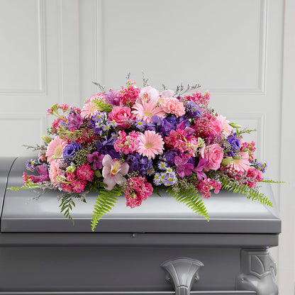 Glorious Garden Casket Spray –  Petal Pockets, Fontana CA