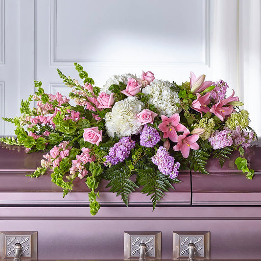Life's Gratitude Casket Spray –  Petal Pockets, Fontana CA
