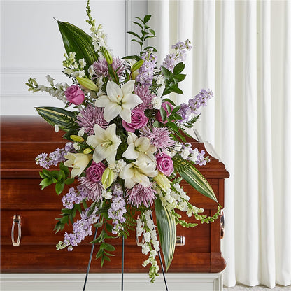 Grateful Hearts Standing Spray –  Petal Pockets, Fontana CA