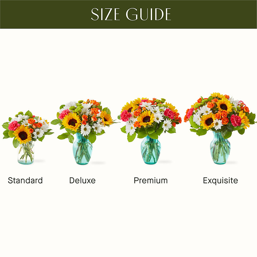 Sun-drenched Blooms Bouquet –  Petal Pockets, Fontana CA