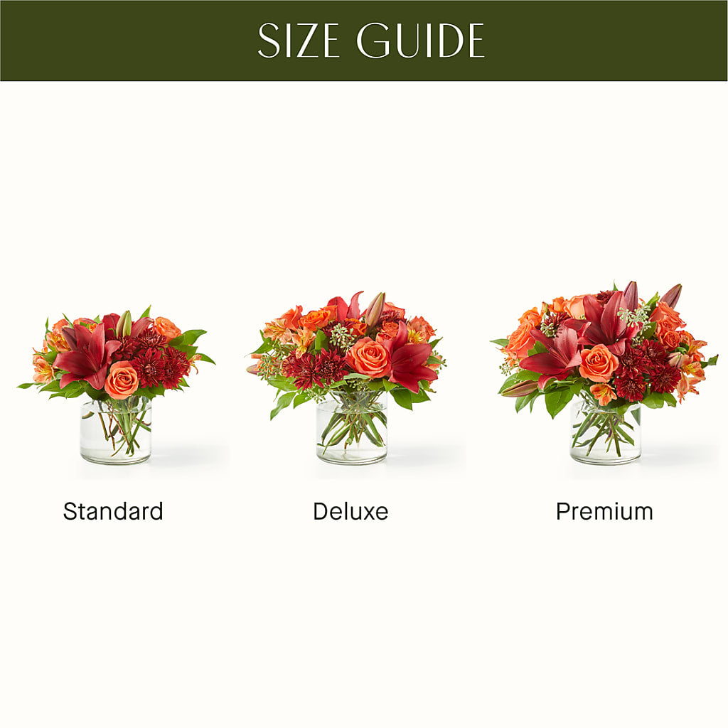 Crimson Leaves Bouquet –  Petal Pockets, Fontana CA