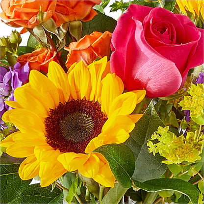 Vibrant Greetings Bouquet –  Petal Pockets, Fontana CA