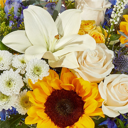 Wonderfully Sunny Bouquet –  Petal Pockets, Fontana CA